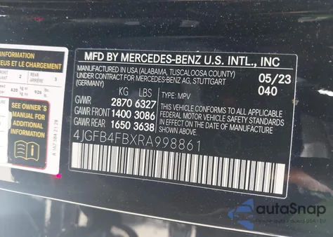 2024 Mercedes-Benz Gle 350 4Matic from USA, damaged, VIN 4JGFB4FBXRA998861